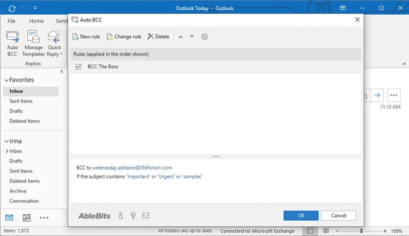 Ablebits AutoBCC for Outlook 2024.2.512.1865