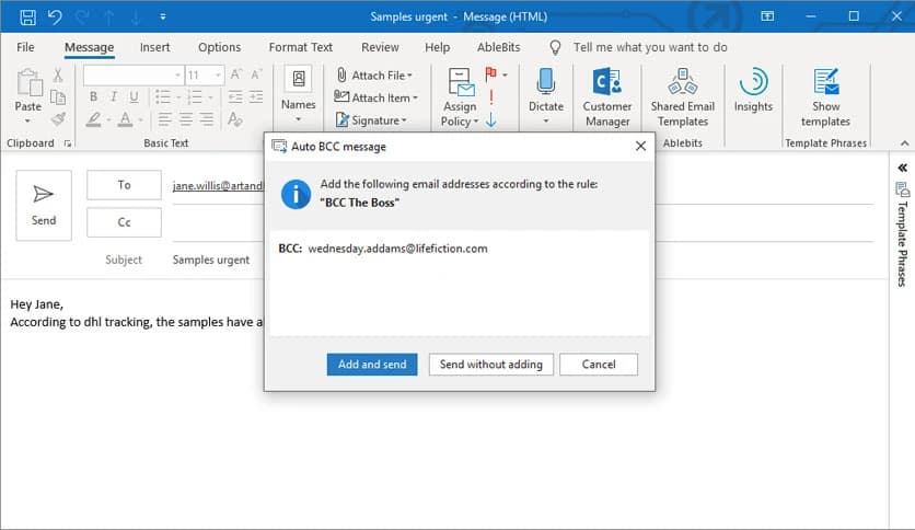 Ablebits AutoBCC for Outlook 2024.2.512.1865