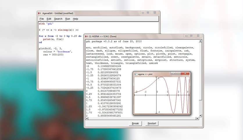 Agena Programming Language 6.7.2