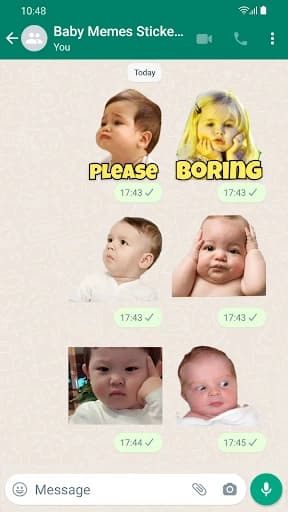 Baby Memes Stickers WASticker 3.4.1
