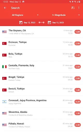 My Earthquake Alerts Pro 25.0.0
