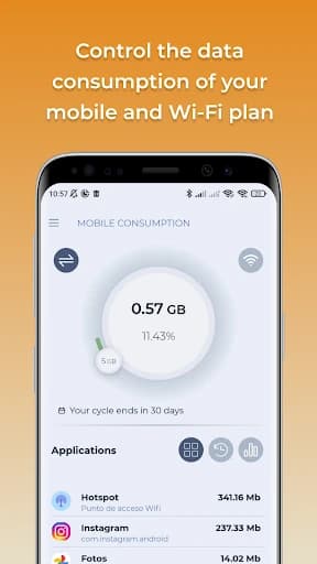 Mobile Data Consumption 7.2.2