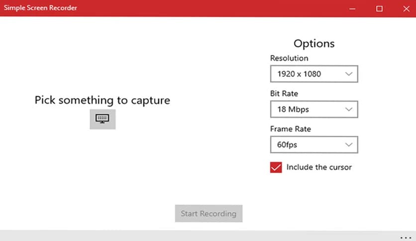 Simple Screen Recorder