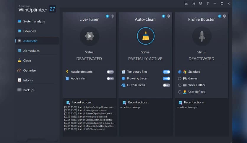 Ashampoo WinOptimizer 27.00.05