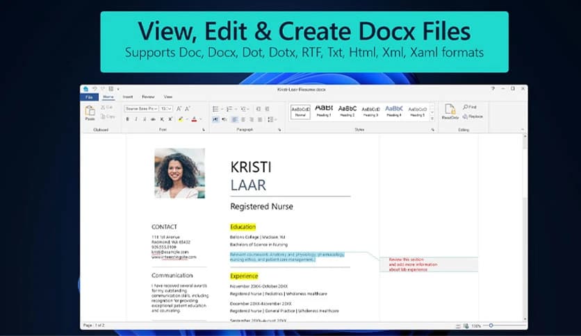 LISApp DOCX Editor Express