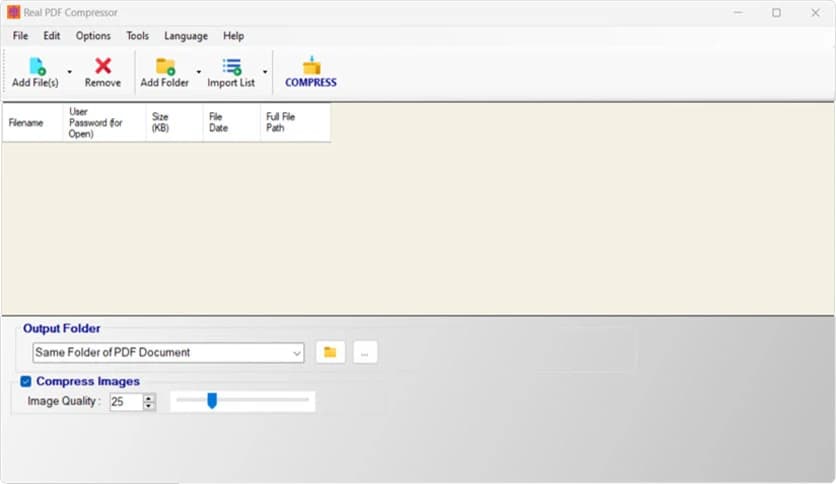 XiaoyaLab Real PDF Compressor