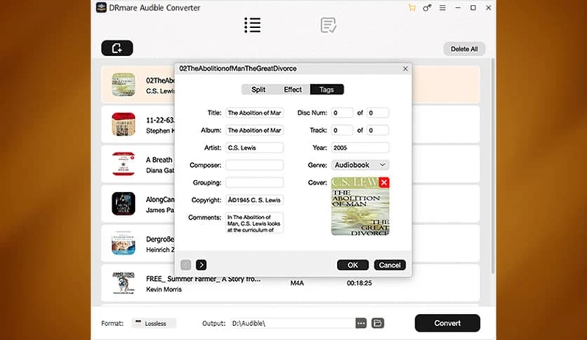 DRmare Audible Converter 1.1.0.2