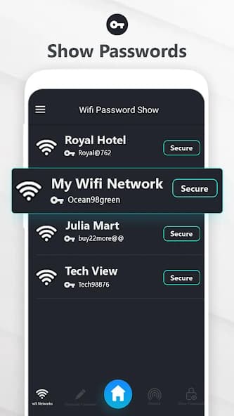 WIFI Password Show: WIFI key 1.9.1