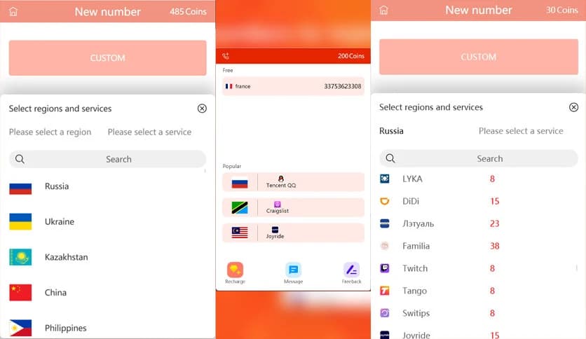 WHNC Temporary Phone Numbers