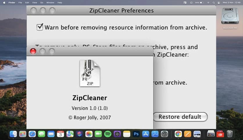 Roger Jolly ZipCleaner 1.1.0