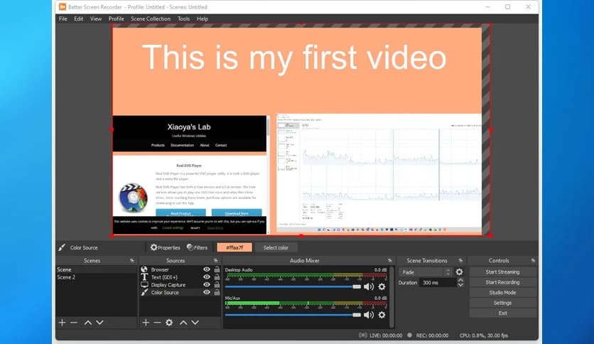 XiaoyaLab Better Screen Recorder