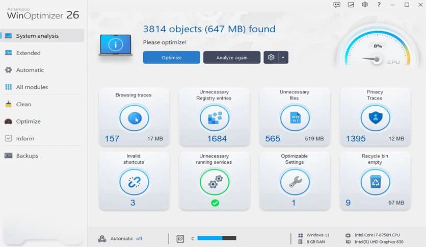 Ashampoo WinOptimizer 26.00.24