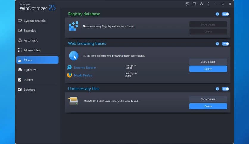 Ashampoo WinOptimizer 25.00.18