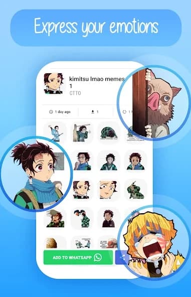 Anime Stickers for WhatsApp 54.0