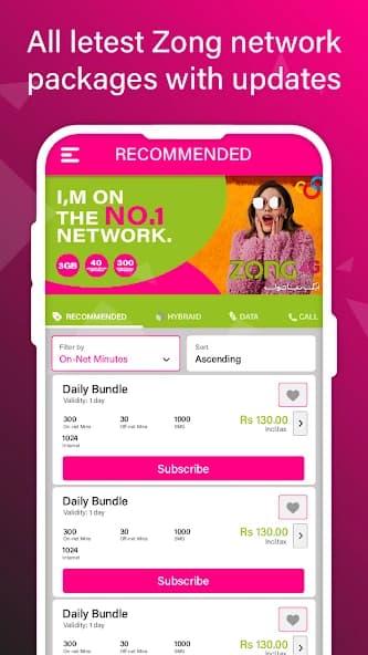 All Sim Network Packages Codes 2.5