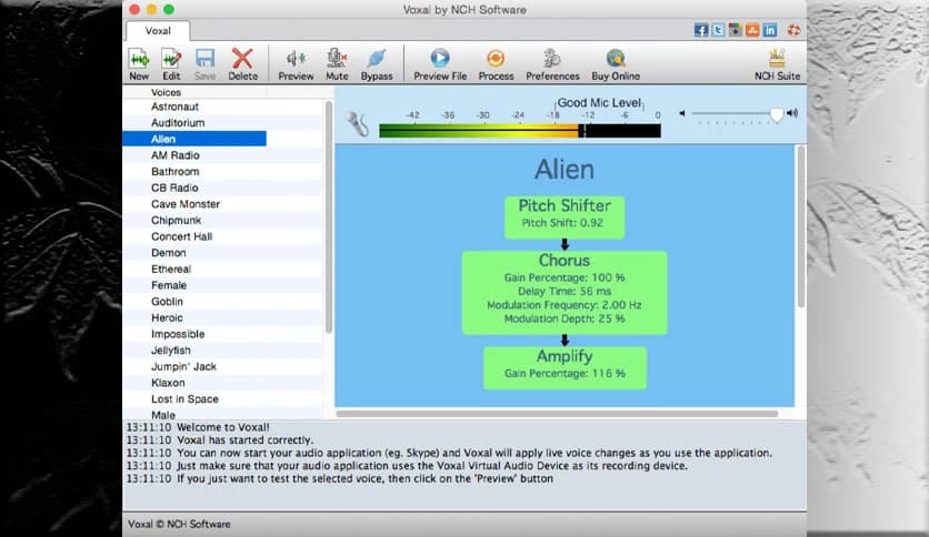 NCH Voxal Voice Changer 6.24