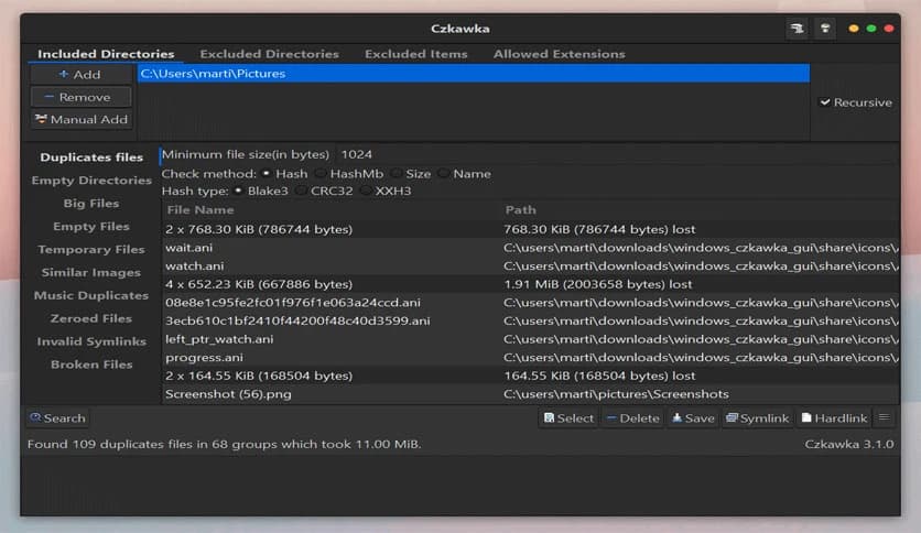 Czkawka Duplicate File Finder 10.0.0