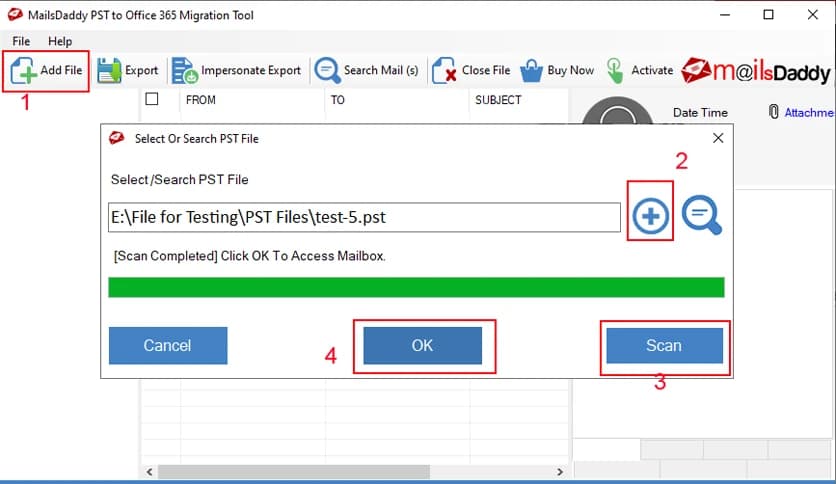 MailsDaddy PST to Office 365 Migration Tool Enterprise 8.0.0