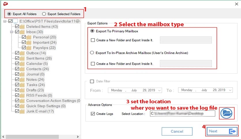 MailsDaddy PST to Office 365 Migration Tool Enterprise 8.0.0