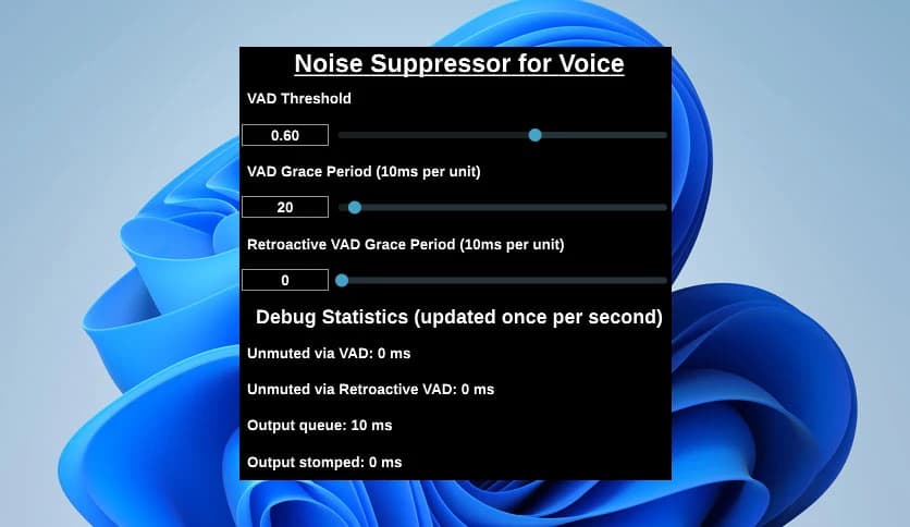 Real-time Noise Suppression Plugin 1.10