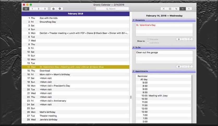 Growly Calendar 2.4.6