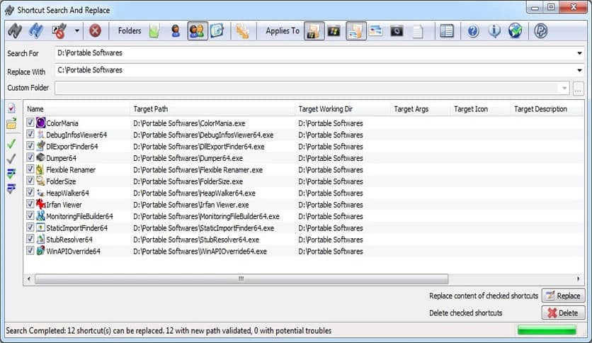 Shortcuts Search And Replace 2.7.1