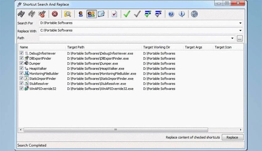 Shortcuts Search And Replace 2.7.1