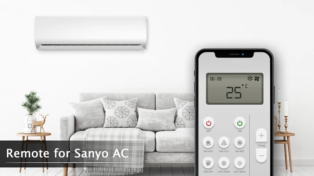 Remote for Sanyo AC 2.1