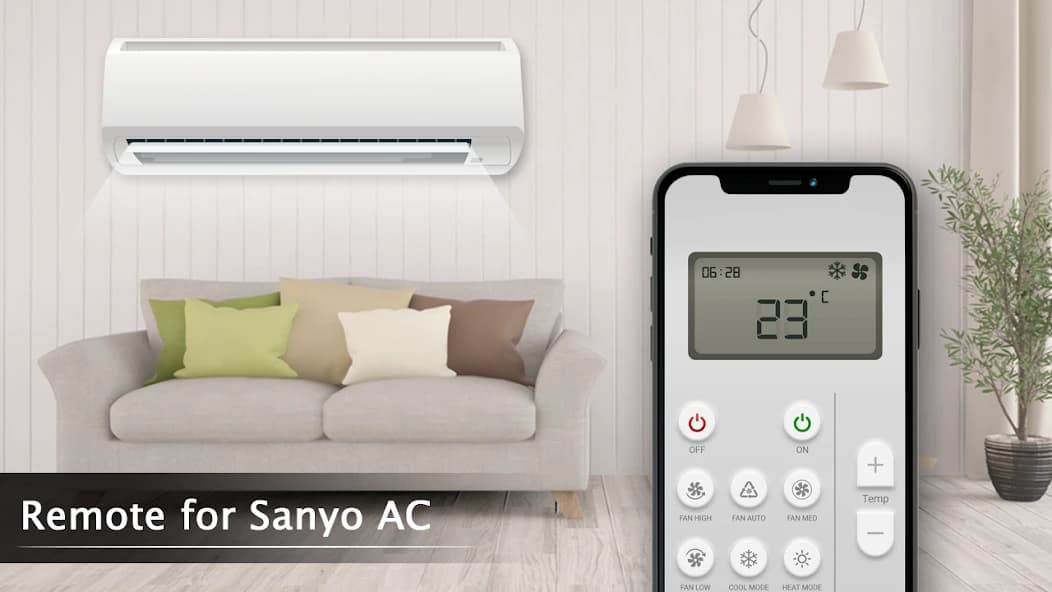 Remote for Sanyo AC 2.1