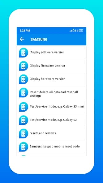 All Phone Reset Codes 1.5