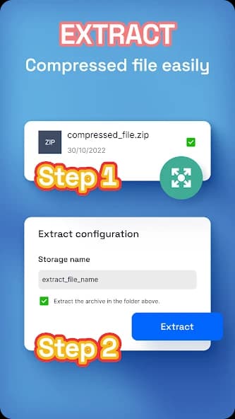 ZIP, RAR: File Compressor 1.2.3