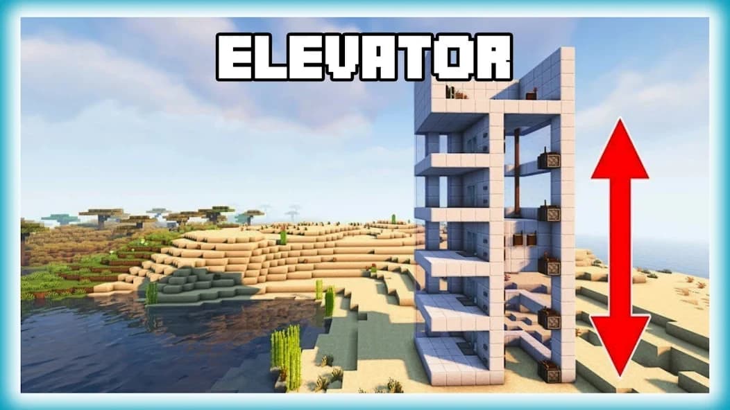 Open Elevator Mod for Minecrft 1.9.22