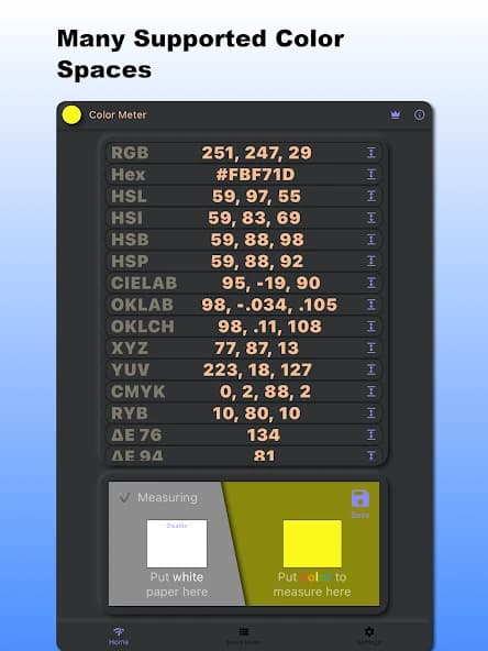 Color Meter – RGB HSL CMYK RYB 2.1.1