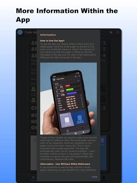 Color Meter – RGB HSL CMYK RYB 2.1.1