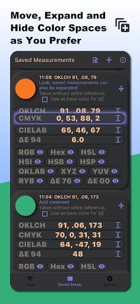 Color Meter – RGB HSL CMYK RYB 2.1.1