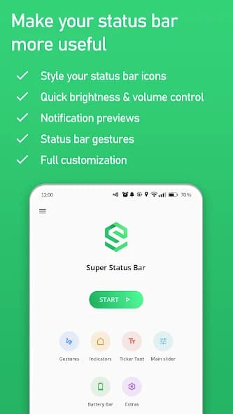 Super Status Bar – Customize 2.9.2