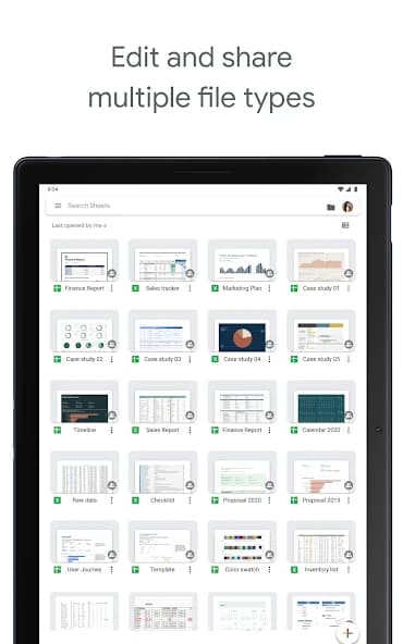 Google Sheets 1.24.252.00.90
