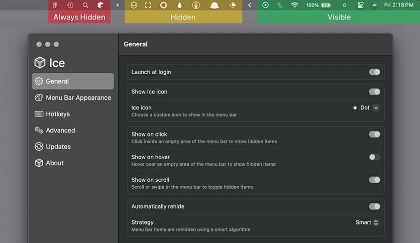 Ice MenuBar Manager 0.11.12