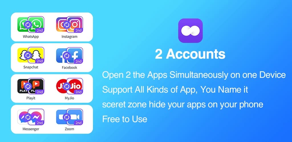 2Accounts – Dual Apps Space 4.3.4