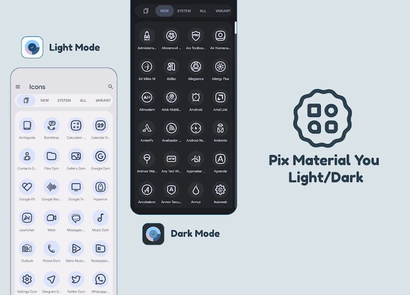 Pix Material You Light/Dark 5.3.8.Build