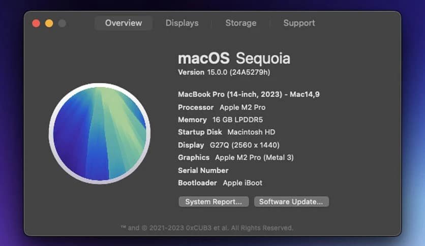 0xCUB3 About This Hack 2.2.1