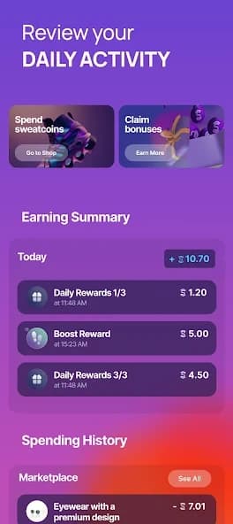 Sweatcoin・Walking Step Counter 178.0.0