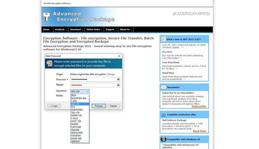InterCrypto Advanced Encryption Package 6.12