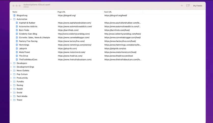 Vincode Feed Curator