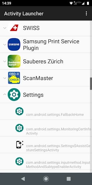 Activity Launcher 2.0.0