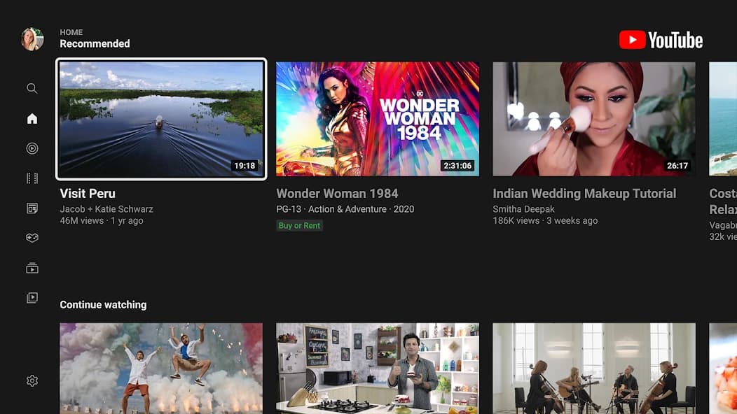 YouTube for Android TV 4.40.303