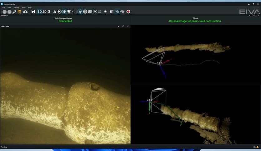 Voyis VSLAM powered by EIVA NaviSuite 1.4.0