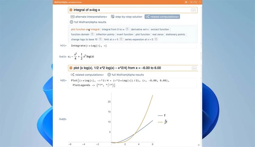 Wolfram|Alpha Notebook Edition 14.1.0