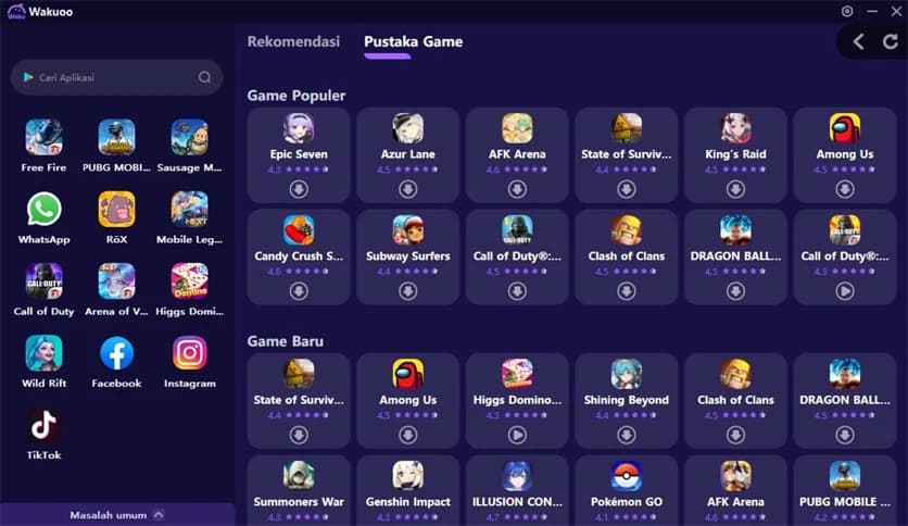 Wakuoo Android Emulator 1.0.1.0000