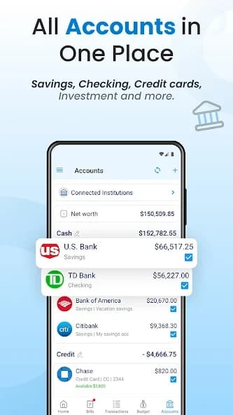 Bill Payment Organizer, Budget 1.25.004